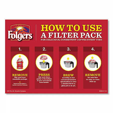 Coffee Filter Packs, Classic Roast, 0.9 oz, 10 Filters/Pack, 4 Packs/Carton (06239)