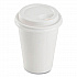Hot Cup Lids, Sipper Lid, Fits 8 oz Hot Cups, Plastic, White, 1,000/Carton (CKDL508WPP)
