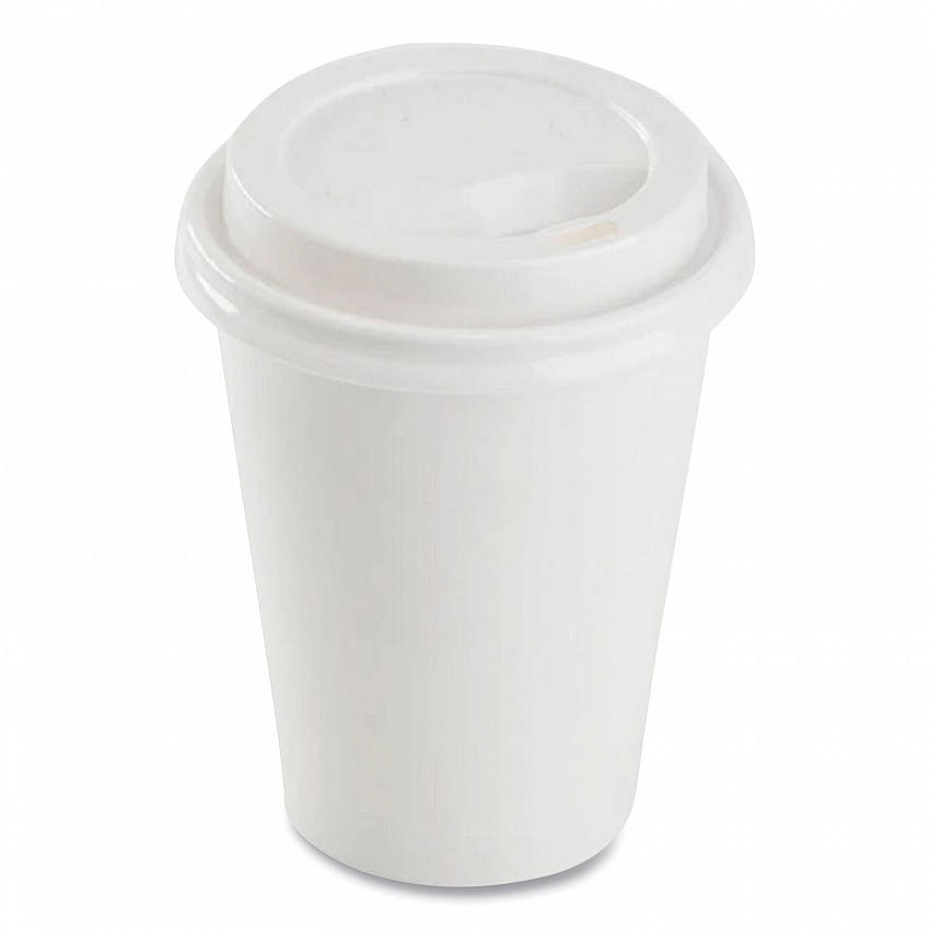 Hot Cup Lids, Sipper Lid, Fits 8 oz Hot Cups, Plastic, White, 1,000/Carton (CKDL508WPP)
