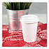 Hot Cup Lids, Sipper Lid, Fits 8 oz Hot Cups, Plastic, White, 1,000/Carton (CKDL508WPP)