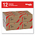 L10 SANI-PREP Dairy Towels, Banded, 2-Ply, 9.3 x 10.5, Unscented, White, 200/Pack, 12 Packs/Carton (01770)