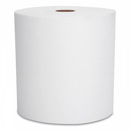Essential High Capacity Hard Roll Towels for Business, Absorbency Pockets, 1-Ply, 8
