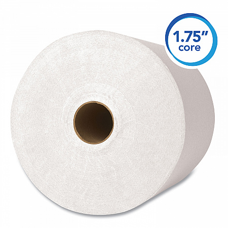 Essential High Capacity Hard Roll Towels for Business, Absorbency Pockets, 1-Ply, 8