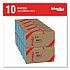 L10 Windshield Towels, 1-Ply, 9.1 x 10.25, Light Blue, 224/Pack, 10 Packs/Carton (05123)