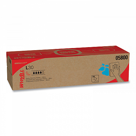 L30 Towels, POP-UP Box, 16.4 x 9.8, White, 100/Box, 8 Boxes/Carton (05800)