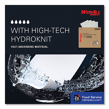 X70 Foodservice Towels, Kimfresh Antimicrobial, 12.5 x 23.5, Unscented, White, 300/Carton (05925)