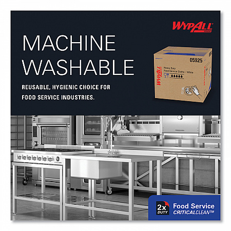 X70 Foodservice Towels, Kimfresh Antimicrobial, 12.5 x 23.5, Unscented, White, 300/Carton (05925)