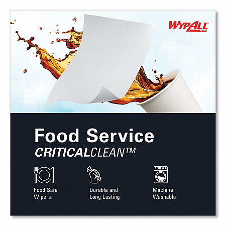 X70 Foodservice Towels, Kimfresh Antimicrobial, 12.5 x 23.5, Unscented, White, 300/Carton (05925)