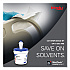 Power Clean Wipers for Solvents WetTask Customizable Wet Wiping System, Wipers Only, 9 x 15, White, 275/Roll, 2 Rolls/Carton (06006)