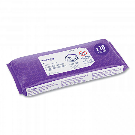 W4 PreSat Alcohol Wipers, 70% IPA, 1-Ply, 9 x 11, White, 40/Pack, 10 Packs/Carton (06070)