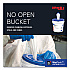Critical Clean Wipers for Bleach, Disinfectants, Sanitizers WetTask Customizable Wet Wiping System, w/Bucket,140/Roll, 6/CT (06411)