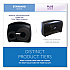 JRT Jr. Escort Jumbo Bathroom Tissue Dispenser, 13.33 x 5.75 x 16, Smoke (09507)