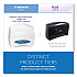 JRT Jr. Escort Jumbo Roll Bath Tissue Dispenser, 16 x 5.75 x 13.88, Pearl White (09508)
