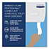 Cored JRT Jumbo Combination Tissue Dispenser, 20.4 x 5.8 x 13.1, Smoke/Gray (09551)