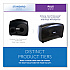 Cored JRT Jumbo Combination Tissue Dispenser, 20.4 x 5.8 x 13.1, Smoke/Gray (09551)