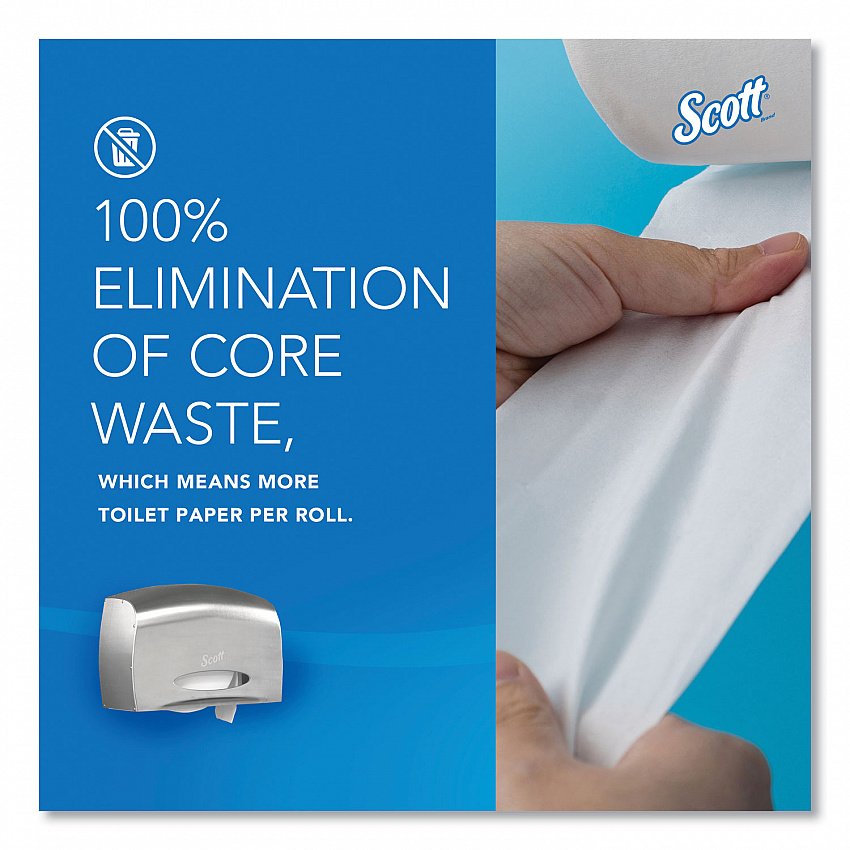 Pro Coreless Jumbo Roll Tissue Dispenser, EZ Load, 14.38 x 6 x 9.75, Stainless Steel (09601)
