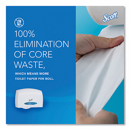 Essential Coreless Jumbo Roll Tissue Dispenser, 14.25 x 6 x 9.75, White (09603)