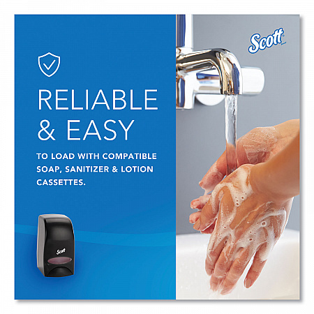 Essential Manual Skin Care Dispenser, For Traditional Business, 1,000 mL, 5 x 5.25 x 8.38, Black (92145)