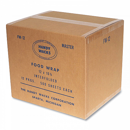 Interfolded Food Wrap Deli Sheets, 10.75 x 12, 12/Carton (FW12)