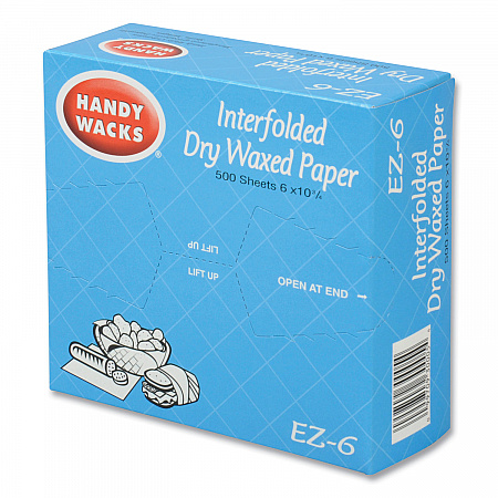 Interfolded Dry Waxed Paper Deli Sheets, 10.75 x 6, 12/Carton (EZ6)