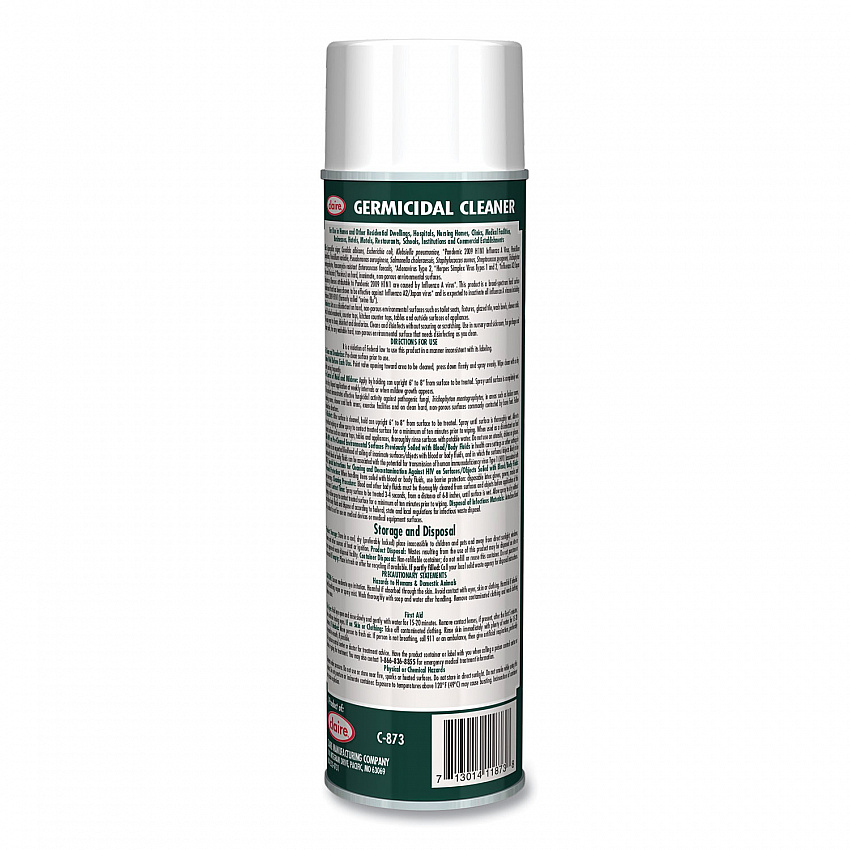 Germicidal Cleaner, Floral Scent, 19 oz Aerosol Spray (873EA)