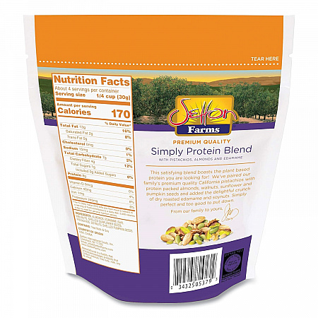 Simply Protein Blend, 4 oz Bag, 10/Carton (5379)