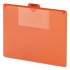 Smead Poly Out Guide, Two-Pocket Style, 1/5-Cut Top Tab, Out, 8.5 x 11, Red, 50/Box (51920)