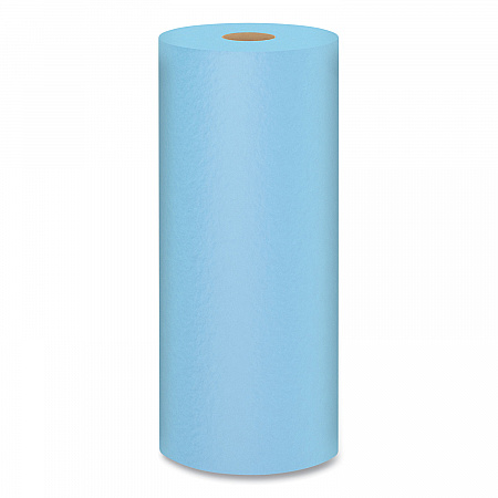 Shop Towels, Standard Roll, 1-Ply, 9.4 x 11, Blue, 55/Roll, 30 Rolls/Carton (75130)