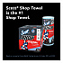 Shop Towels, Standard Roll, 1-Ply, 9.4 x 11, Blue, 55/Roll, 12 Rolls/Carton (75147)