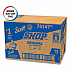 Shop Towels, Standard Roll, 1-Ply, 9.4 x 11, Blue, 55/Roll, 12 Rolls/Carton (75147)