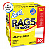 Rags in a Box, POP-UP Box, 12 x 9, White, 200/Box (75260)