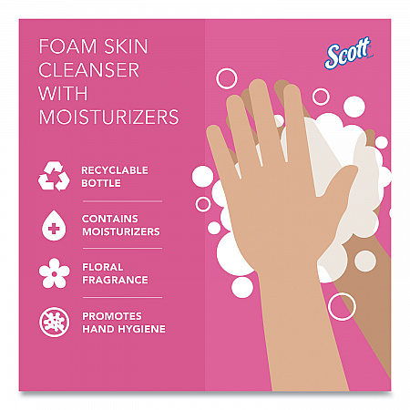 Pro Foam Skin Cleanser with Moisturizers Refill, Light Floral Scent, 1 L (91552)