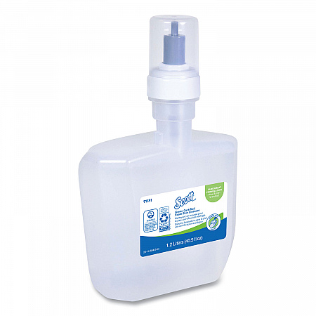 Essential Green Certified Foam Skin Cleanser Refill, Unscented, 1,200 mL, 2/Carton (91591)