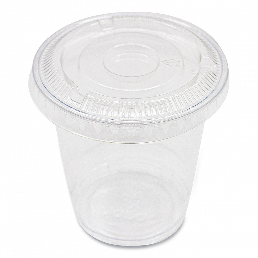 PET Lids, No Hole Flat Lid, Fits 8 oz to 10 oz Cold Cups, Plastic, Clear, 1,000/Carton (CKC78TSNH)