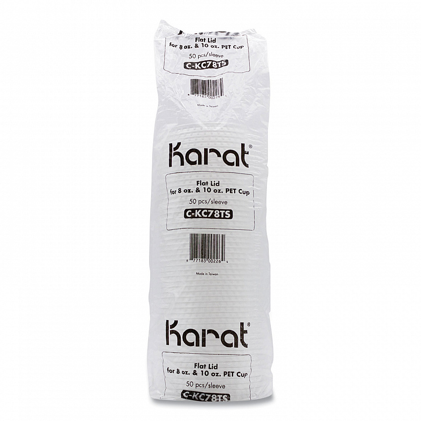 PET Lids, X Straw Hole, Fits 8 oz to 10 oz Cold Cups, Plastic, Clear, 1,000/Carton (CKC78TS)