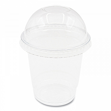 PET Lids, Dome Lid, Fits 8 oz to 10 oz Cold Cups, Plastic, Clear, 1,000/Carton (CKDL78)
