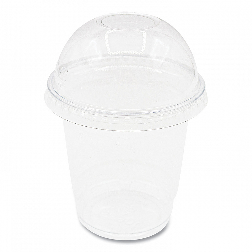 PET Lids, Dome Lid, Fits 8 oz to 10 oz Cold Cups, Plastic, Clear, 1,000/Carton (CKDL78)