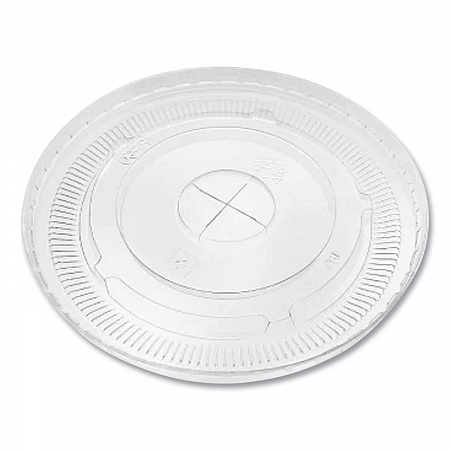 PET Lids, Flat Lid, Fits 12 oz to 22 oz Cold Cups, Plastic, Clear, 1,000/Carton (CKCL90)