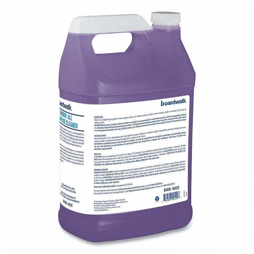 All Purpose Cleaner, Lavender Scent, 1 gal Bottle, 4 Bottles/Carton (4803)