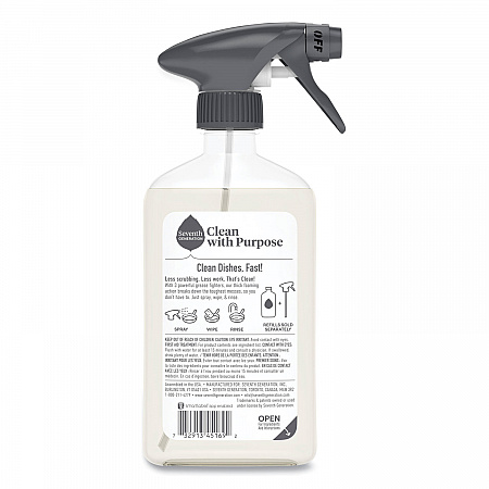 Foaming Dish Spray, Mandarin Orange Scent, 16 oz Bottle, 6/Carton (45169CT)