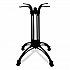 Topalit Tables, Square, 32 x 32 x 29, Silver Top, Black Aluminum Base/Legs (106C32322)
