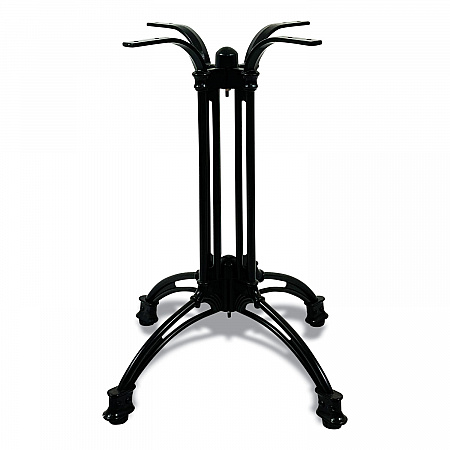 Topalit Tables, Square, 32 x 32 x 29, Gray Top, Black Aluminum Base/Legs (106C32327)