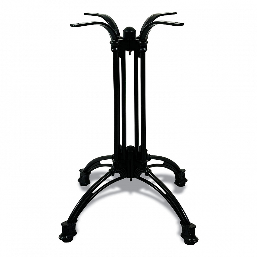 Topalit Tables, Square, 32 x 32 x 29, Gray Top, Black Aluminum Base/Legs (106C32327)