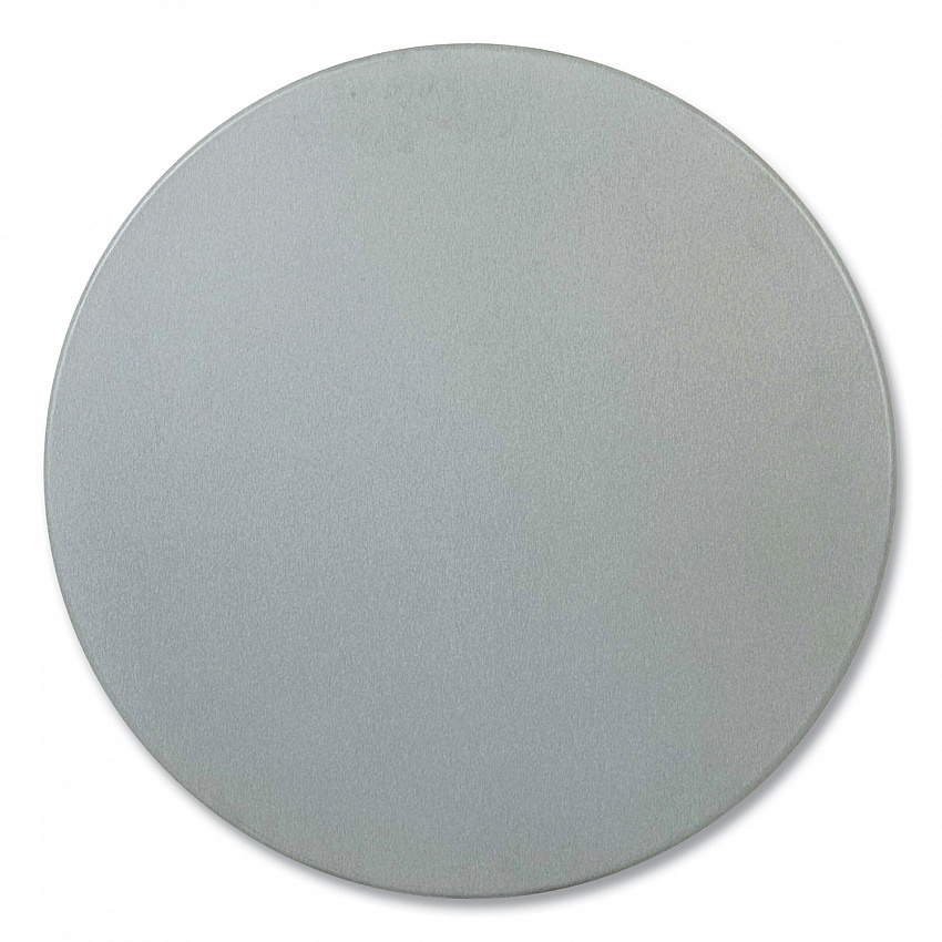 Topalit Tables, Round, 36" dia x 29"h, Silver Top, Black Iron Base/Legs (10636R2)