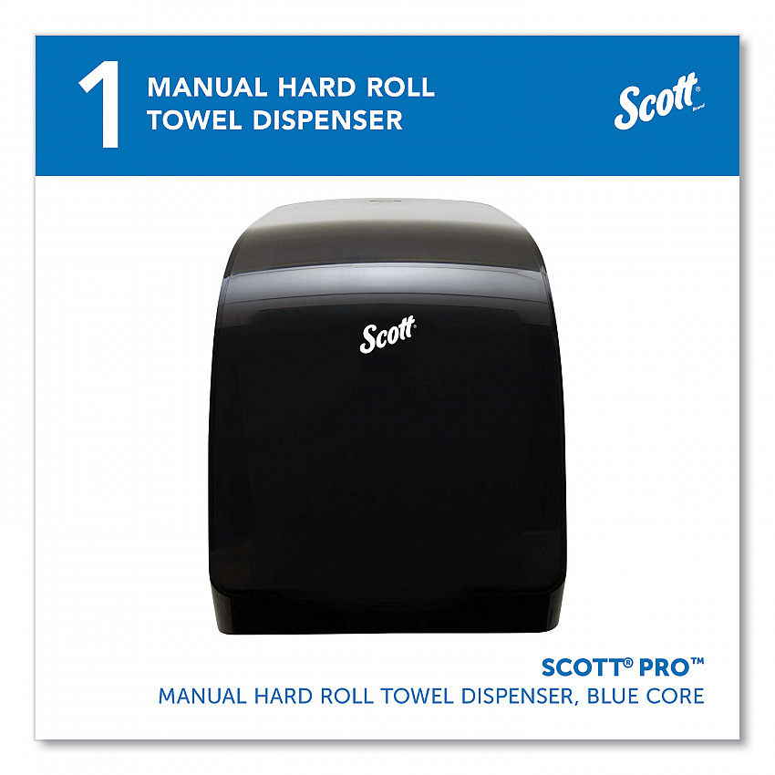 Pro Mod Manual Hard Roll Towel Dispenser, 12.66 x 9.18 x 16.44, Smoke (34346)