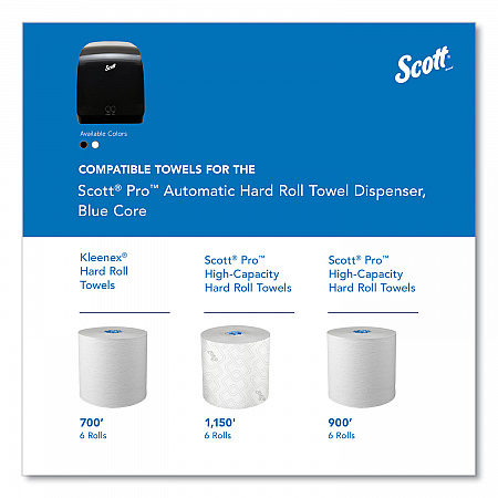Pro Electronic Hard Roll Towel Dispenser, 12.66 x 9.18 x 16.44, Smoke (34348)