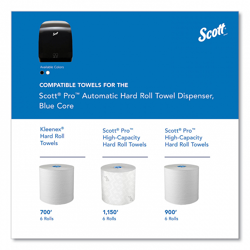 Pro Electronic Hard Roll Towel Dispenser, 12.66 x 9.18 x 16.44, Smoke (34348)