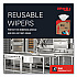 General Clean X60 Cloths, POP-UP Box, 8.34 x 16.8, White, 118/Box (34790BX)