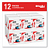 General Clean X60 Cloths, 1/4 Fold, 12.5 x 13, White, 76/Box, 12 Boxes/Carton (34865)
