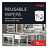 General Clean X60 Cloths, Jumbo Roll, 12.2 x 12.4, White, 1,100/Roll (34955)